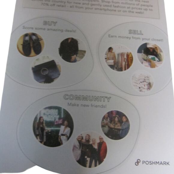 50 Poshmark Promo Code Cards Poshfest Poshfixings Business Essentials - Picture 6 of 6
